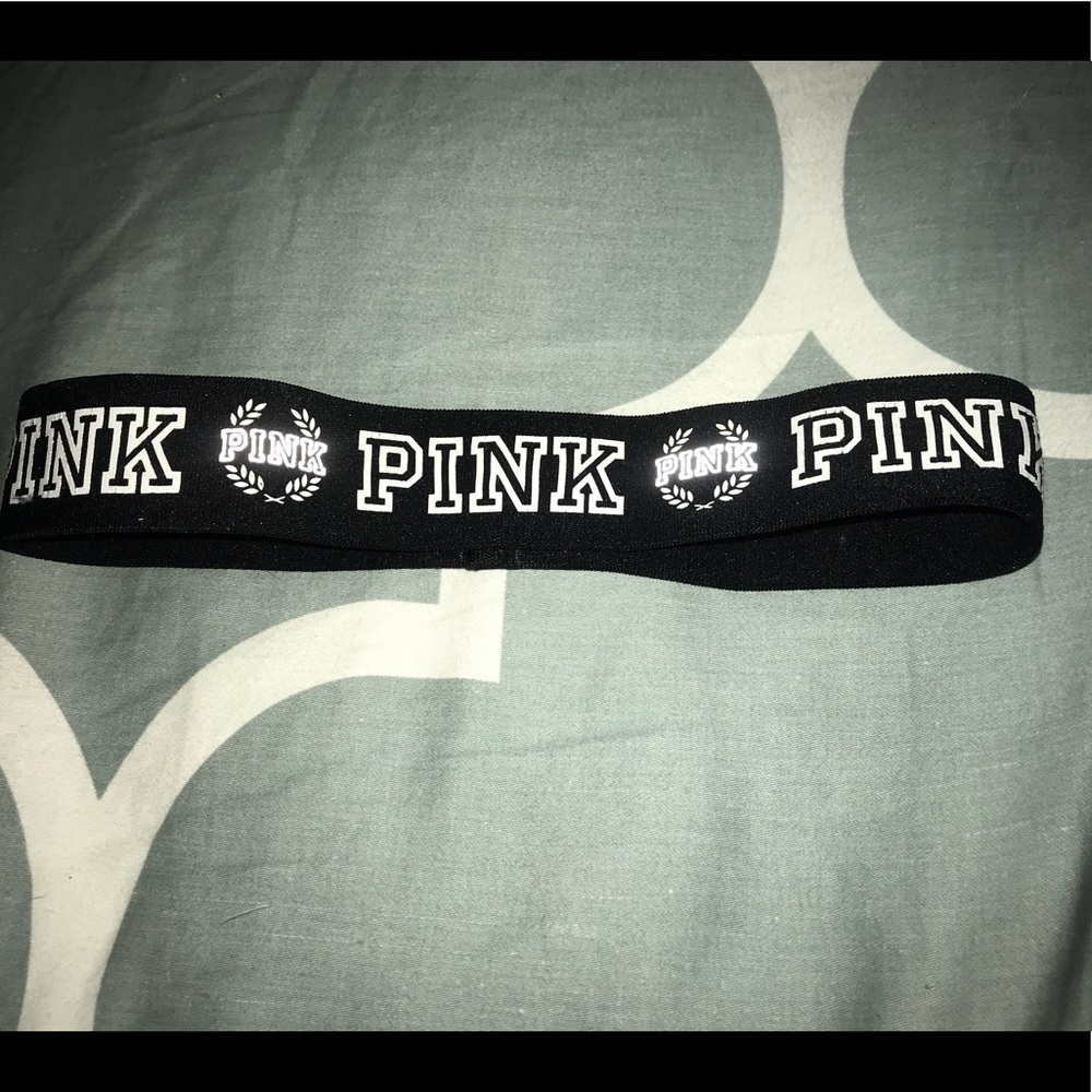 *Free w bundle* Black reflective VS pink headband